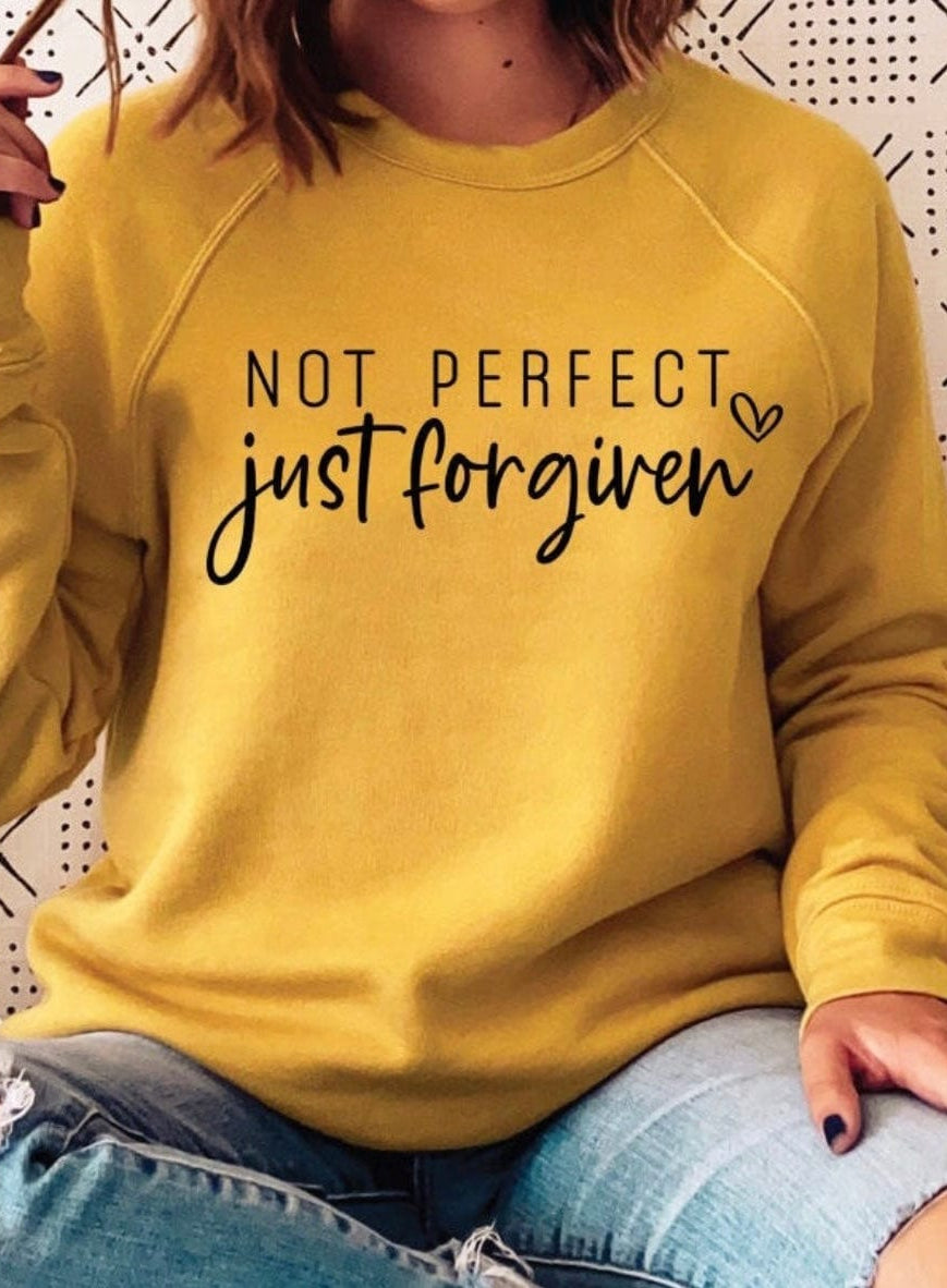 Not Perfect Graphic T-Graphic Tee-Stay Foxy Boutique, Florissant, Missouri