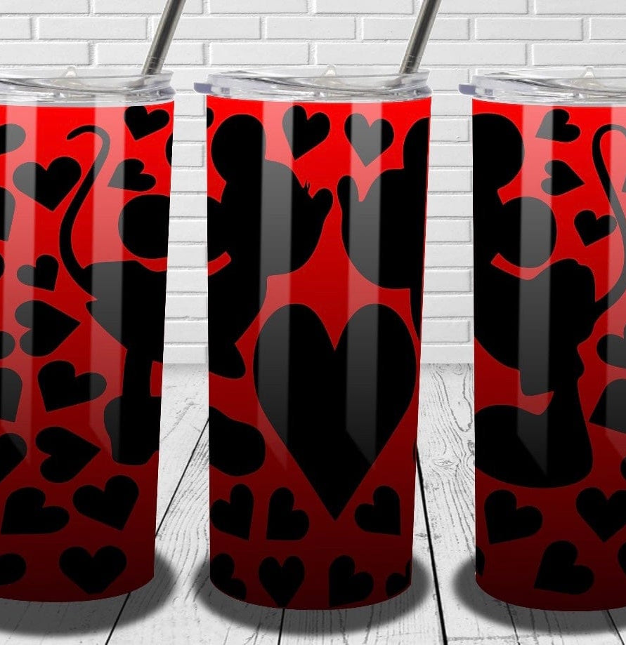 Silhouette Love Tumbler-Stay Foxy Boutique, Florissant, Missouri