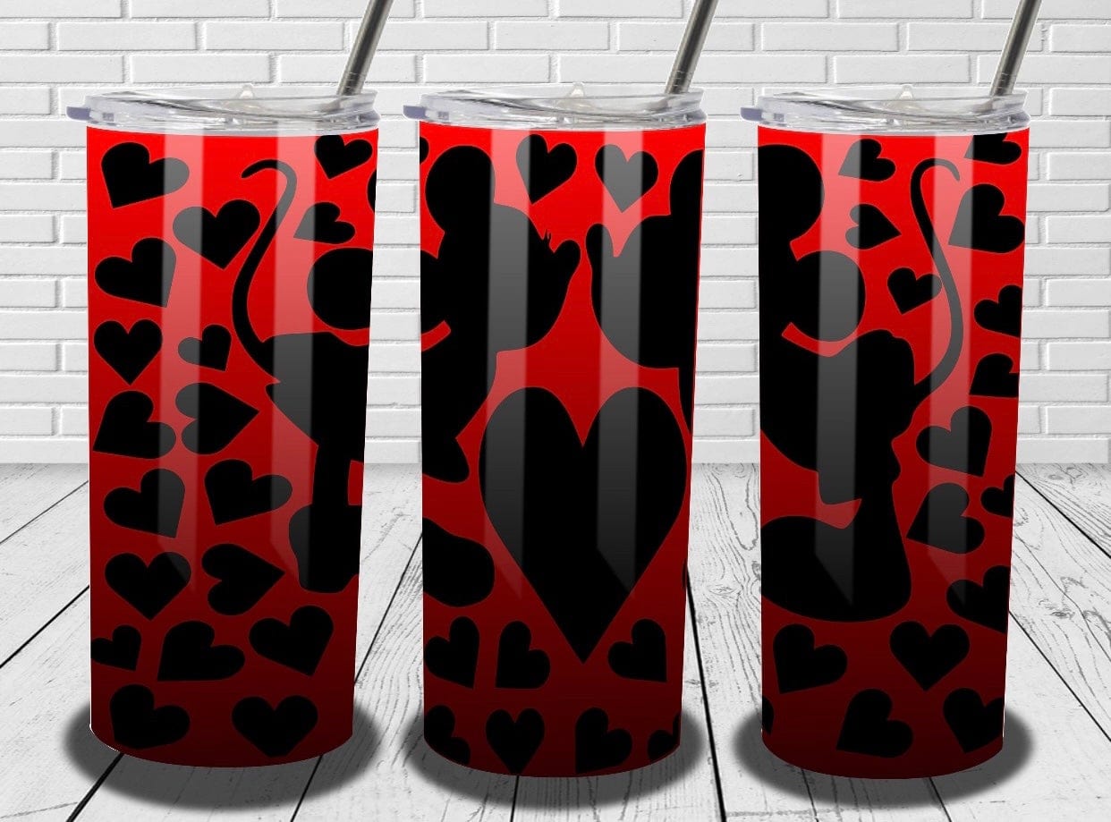 Silhouette Love Tumbler-Stay Foxy Boutique, Florissant, Missouri