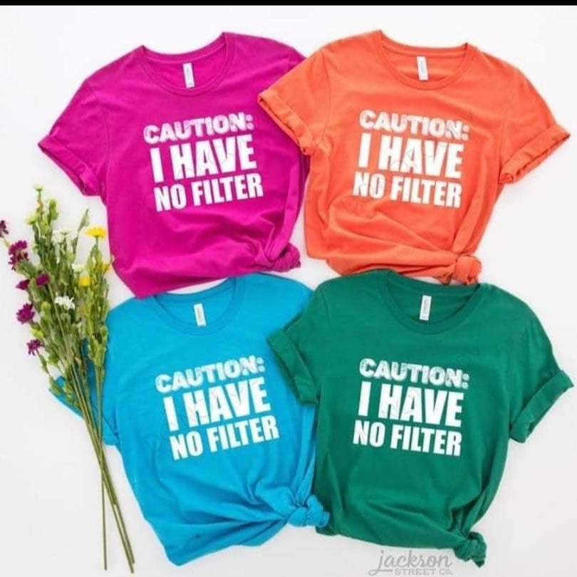 No Filter Graphic T #165-Graphic T-Stay Foxy Boutique, Florissant, Missouri