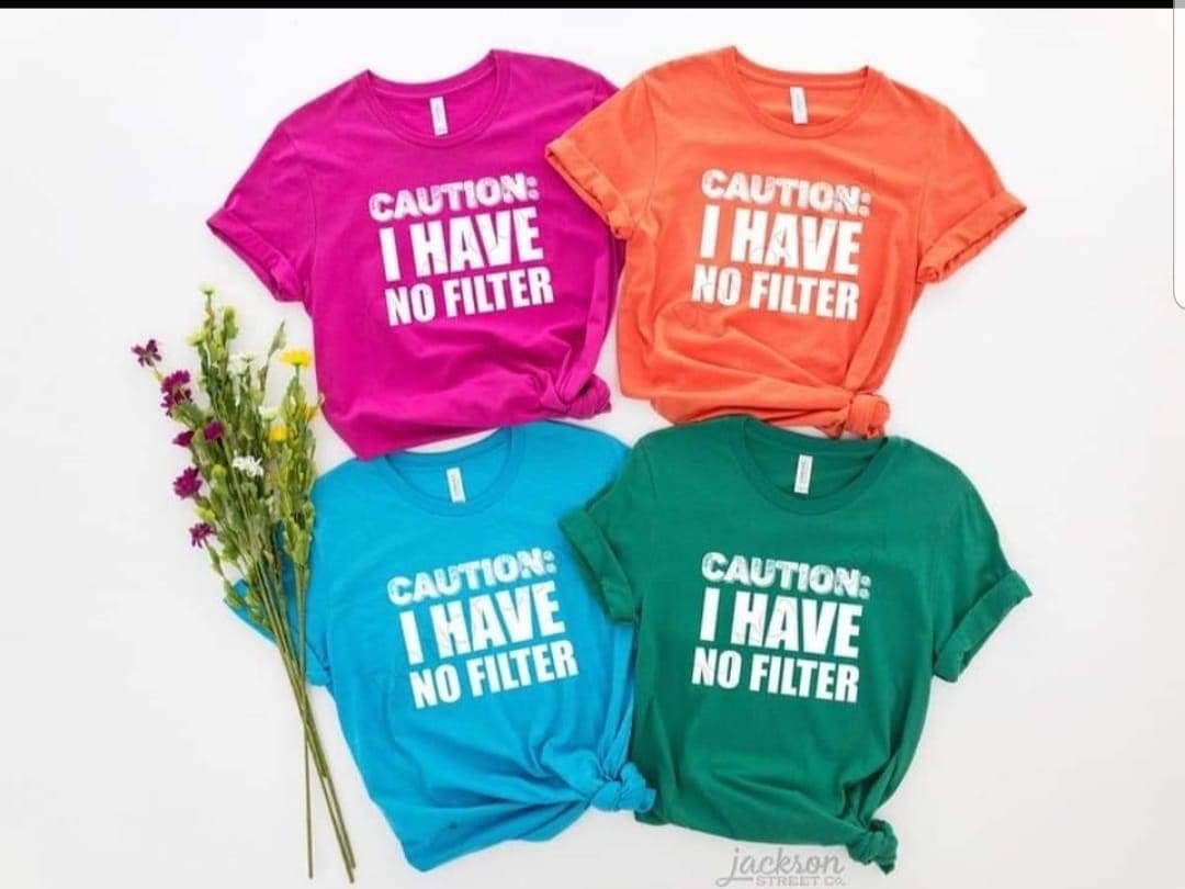 No Filter Graphic T #165-Graphic T-Stay Foxy Boutique, Florissant, Missouri