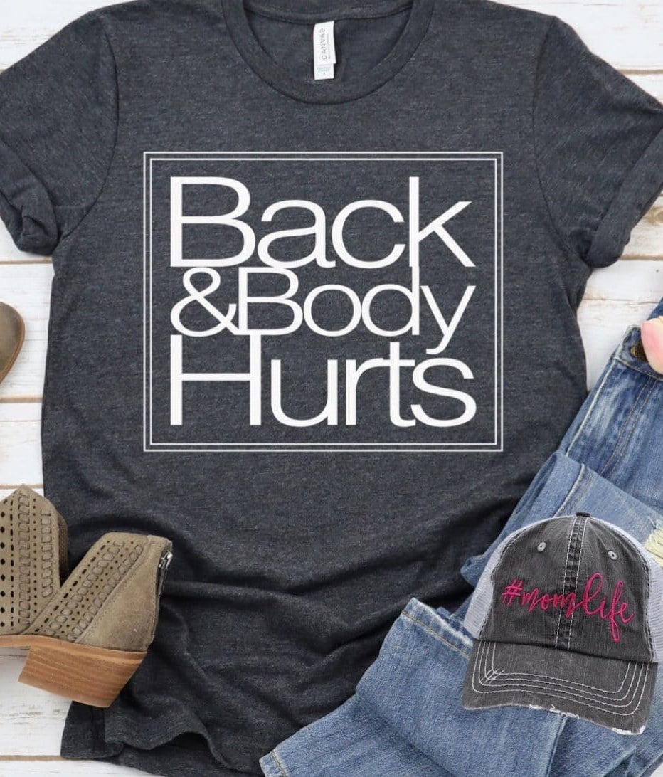 Back and Body Graphic T #274-Graphic T-Stay Foxy Boutique, Florissant, Missouri