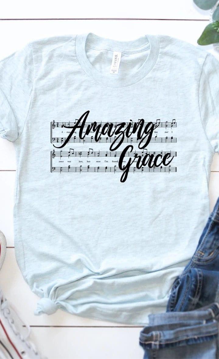 Amazing Grace Graphic T-Graphic T-Stay Foxy Boutique, Florissant, Missouri