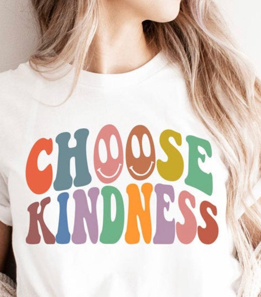 Choose Kindness Graphic T-Graphic T-Stay Foxy Boutique, Florissant, Missouri