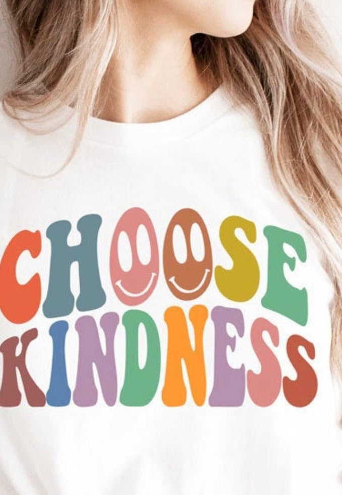 Choose Kindness Graphic T-Graphic T-Stay Foxy Boutique, Florissant, Missouri
