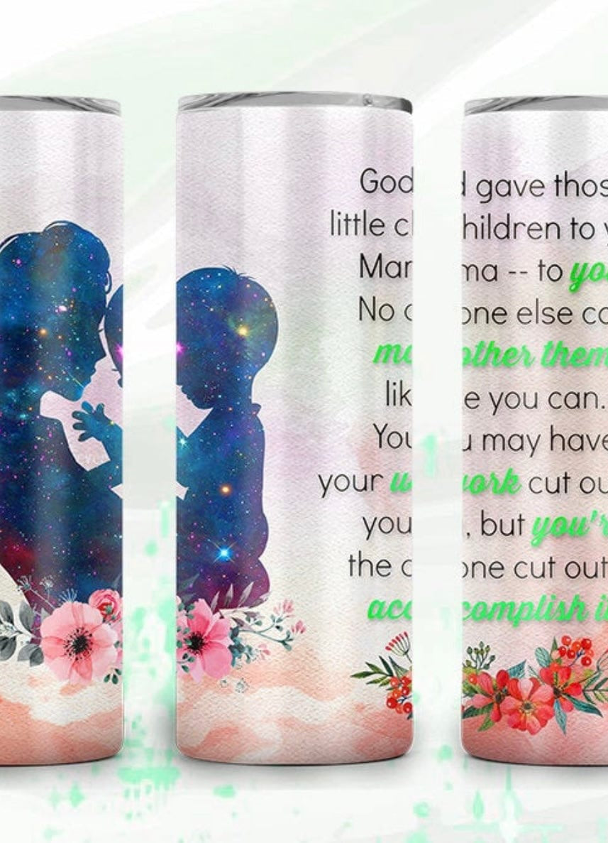 God Gave These Children (boy mom)Tumbler-Drinkware-Stay Foxy Boutique, Florissant, Missouri