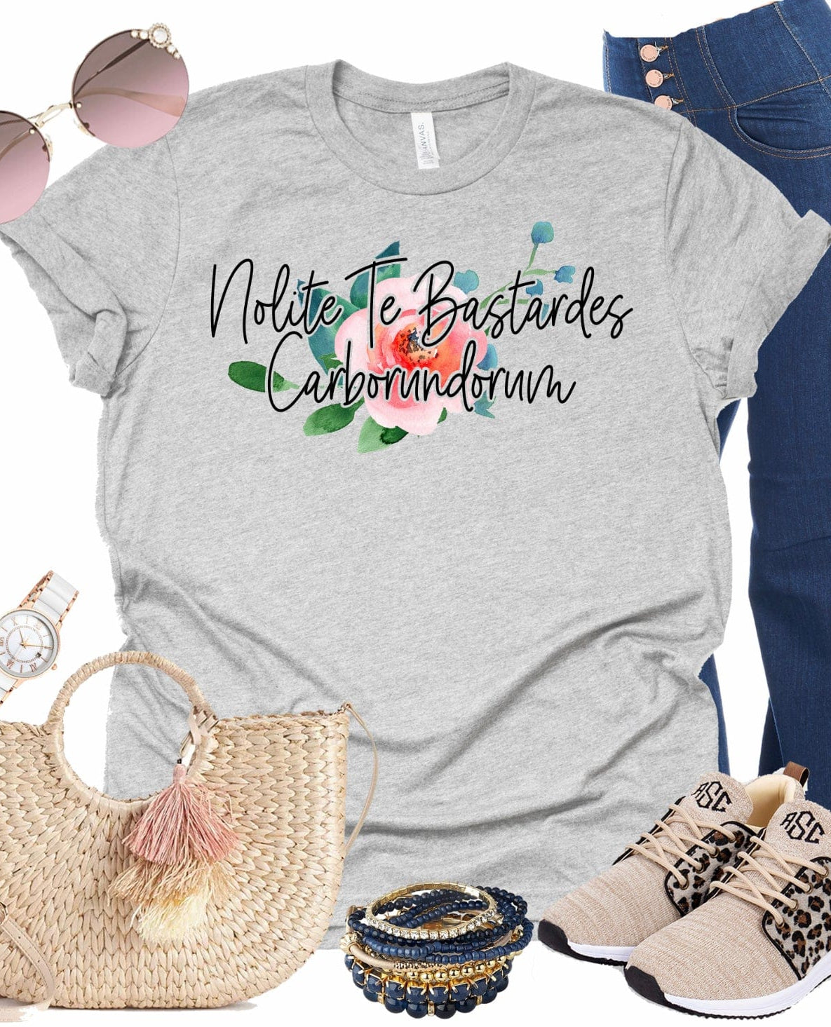 Don’t Let The Bast@rds Grind Your Down Graphic T-Graphic T-Stay Foxy Boutique, Florissant, Missouri