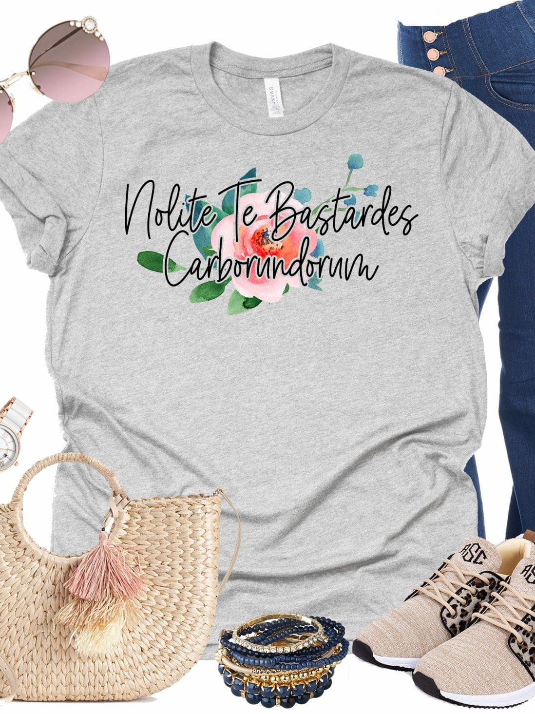Don’t Let The Bast@rds Grind Your Down Graphic T-Graphic T-Stay Foxy Boutique, Florissant, Missouri