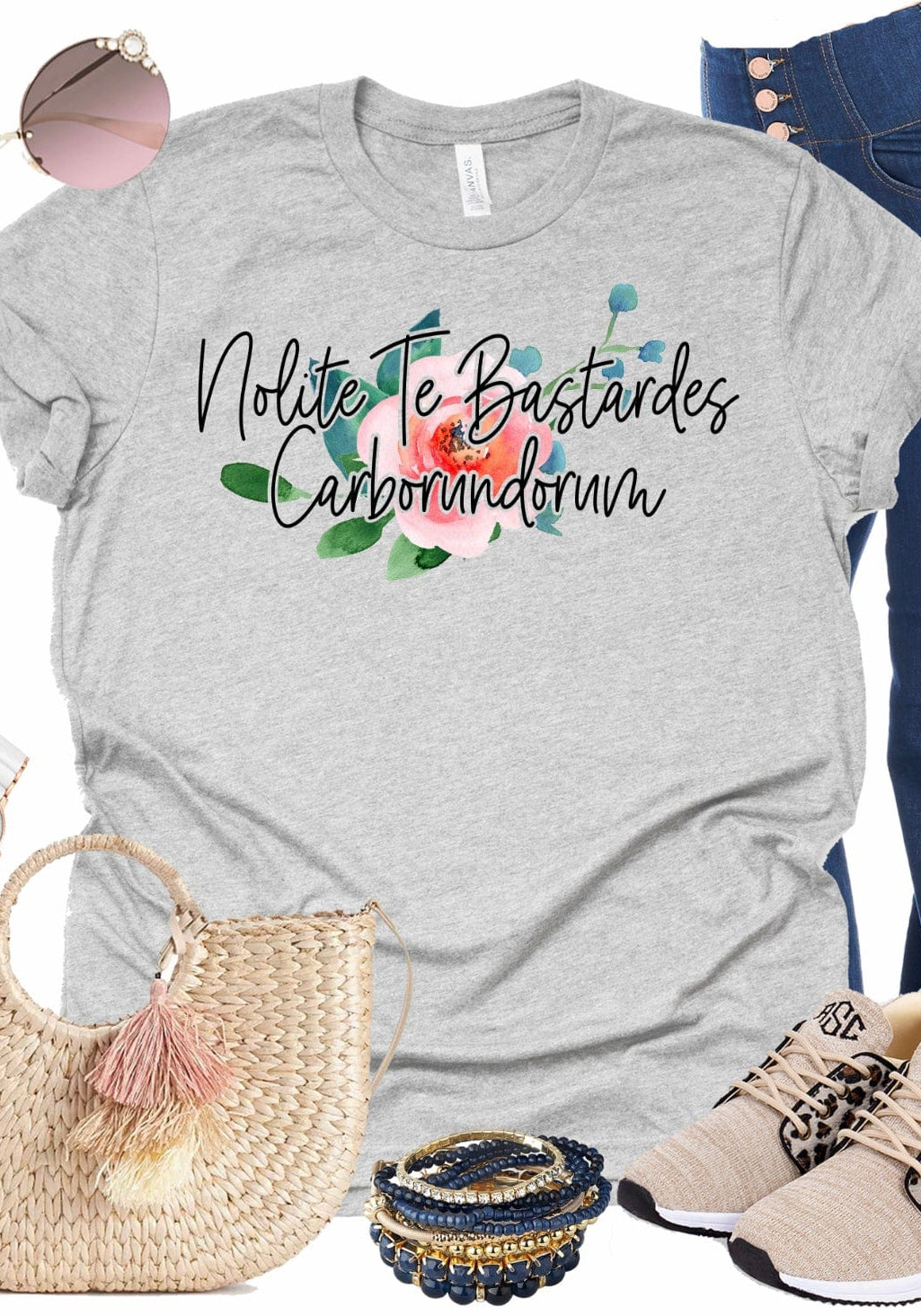Don’t Let The Bast@rds Grind Your Down Graphic T-Graphic T-Stay Foxy Boutique, Florissant, Missouri