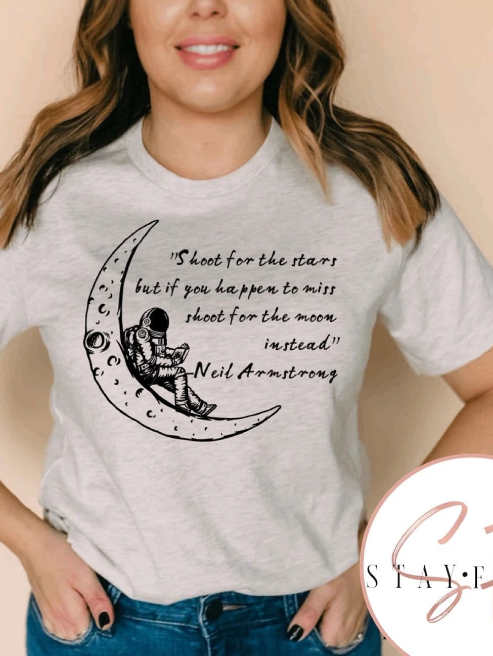 Shoot for the stars Graphic T #115-Graphic T-Stay Foxy Boutique, Florissant, Missouri