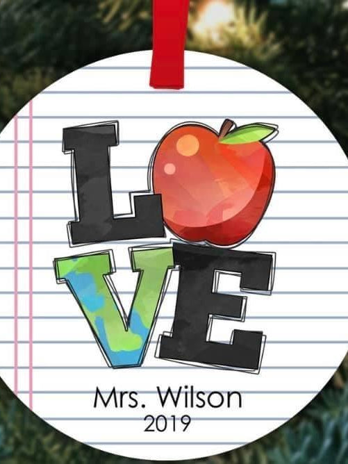 Teacher Ornament-Stay Foxy Boutique, Florissant, Missouri