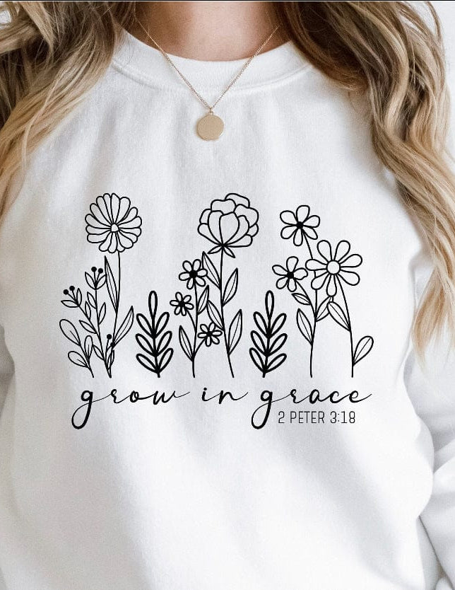 Grow In Grace Graphic T-Graphic T-Stay Foxy Boutique, Florissant, Missouri