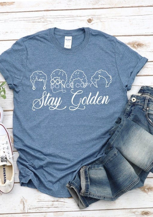 Stay Golden Graphic T-Graphic T-Stay Foxy Boutique, Florissant, Missouri