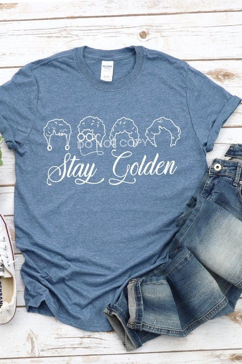 Stay Golden Graphic T-Graphic T-Stay Foxy Boutique, Florissant, Missouri