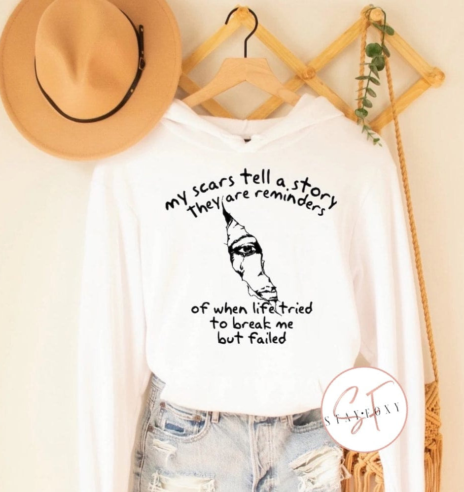 My Scars Graphic T #320-Graphic T-Stay Foxy Boutique, Florissant, Missouri
