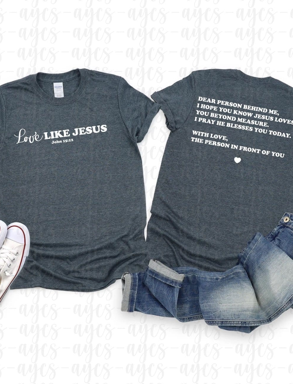 Love Like Jesus Graphic T-Graphic T-Stay Foxy Boutique, Florissant, Missouri