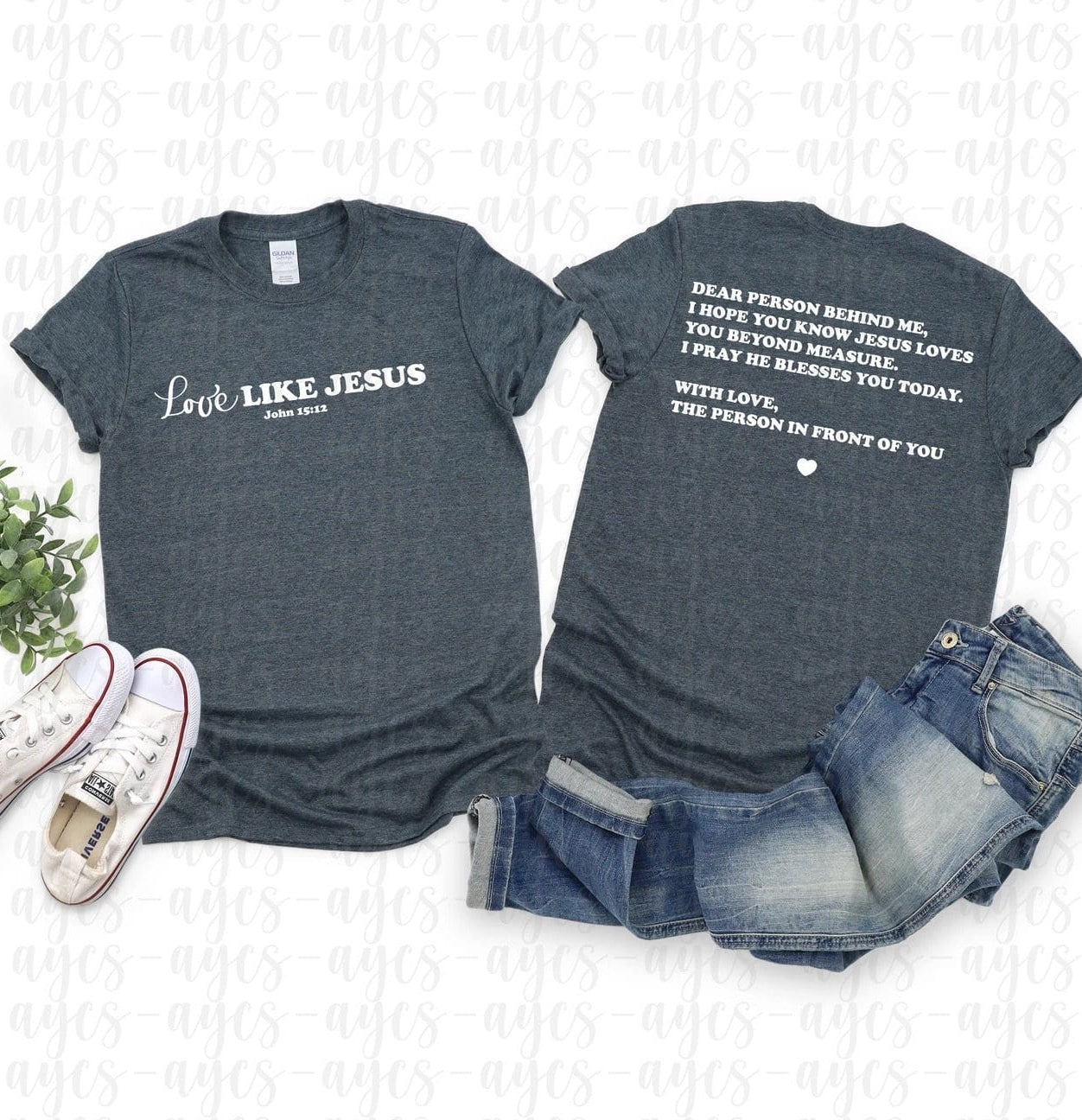 Love Like Jesus Graphic T-Graphic T-Stay Foxy Boutique, Florissant, Missouri