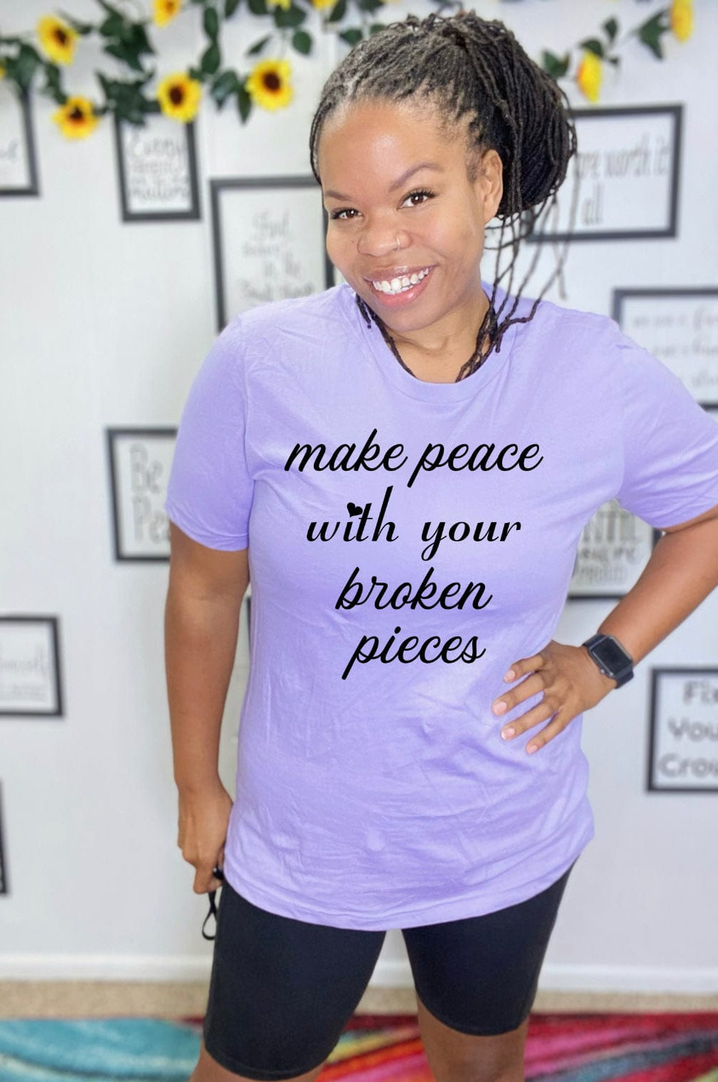 Make Peace Graphic T-Graphic T-Stay Foxy Boutique, Florissant, Missouri