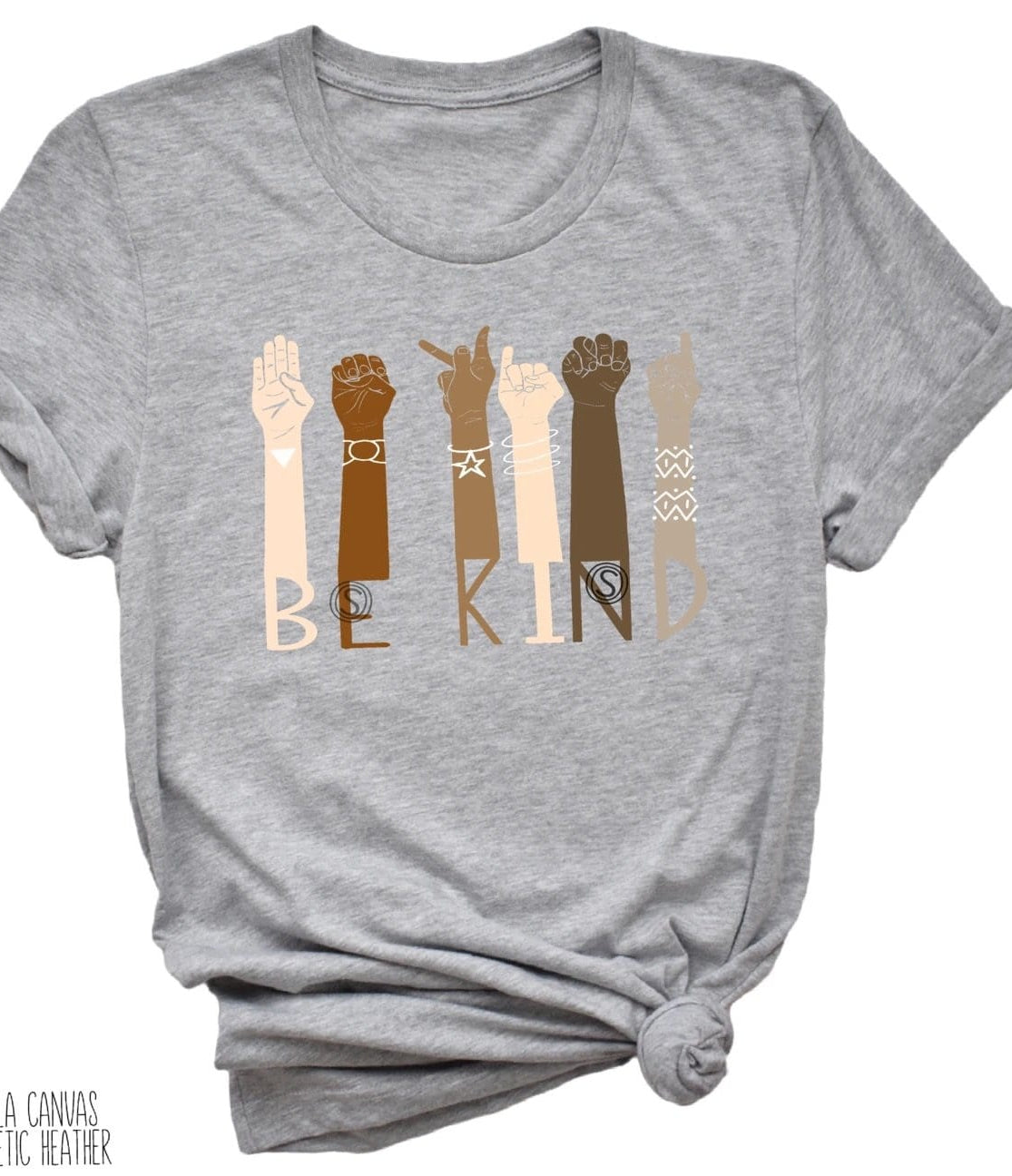 Be Kind Sign Language Graphic T #143-Graphic T-Stay Foxy Boutique, Florissant, Missouri