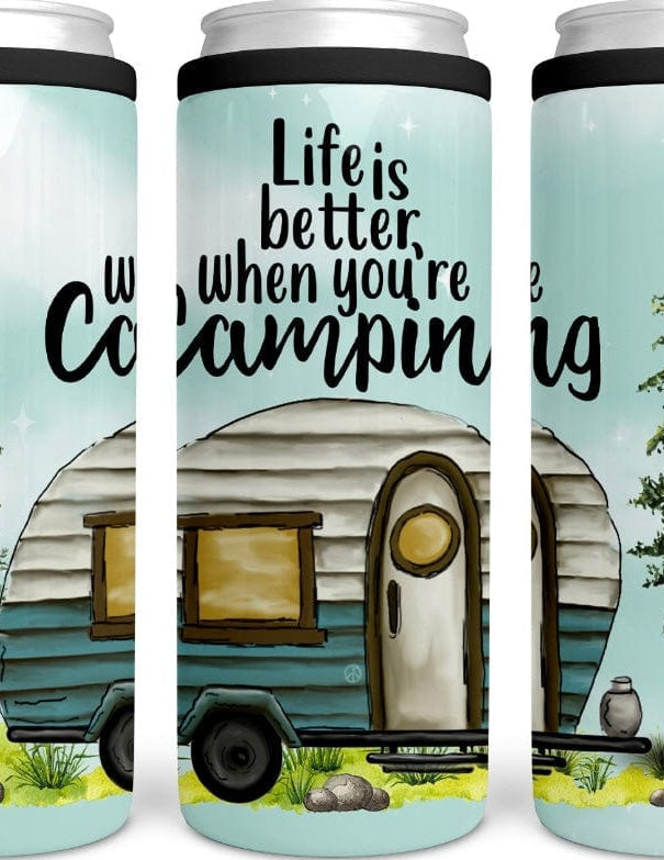 Life Is Better CAN COOLER-Stay Foxy Boutique, Florissant, Missouri