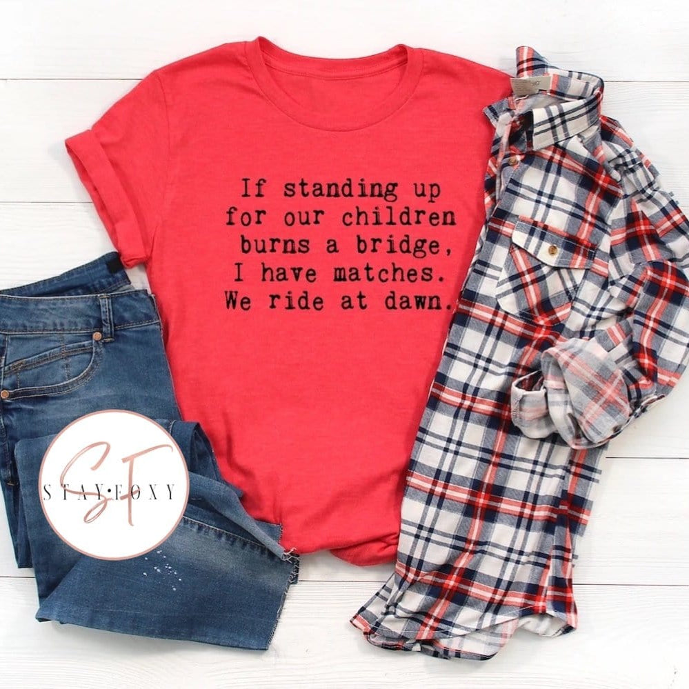 Standing Up for Our Children Graphic T-Graphic T-Stay Foxy Boutique, Florissant, Missouri
