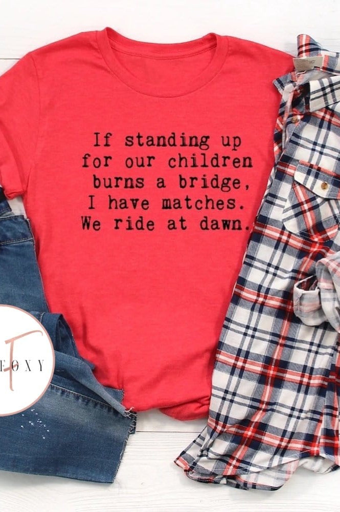 Standing Up for Our Children Graphic T-Graphic T-Stay Foxy Boutique, Florissant, Missouri