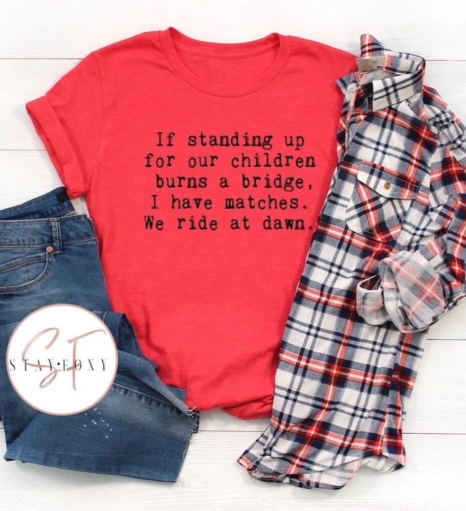 Standing Up for Our Children Graphic T-Graphic T-Stay Foxy Boutique, Florissant, Missouri