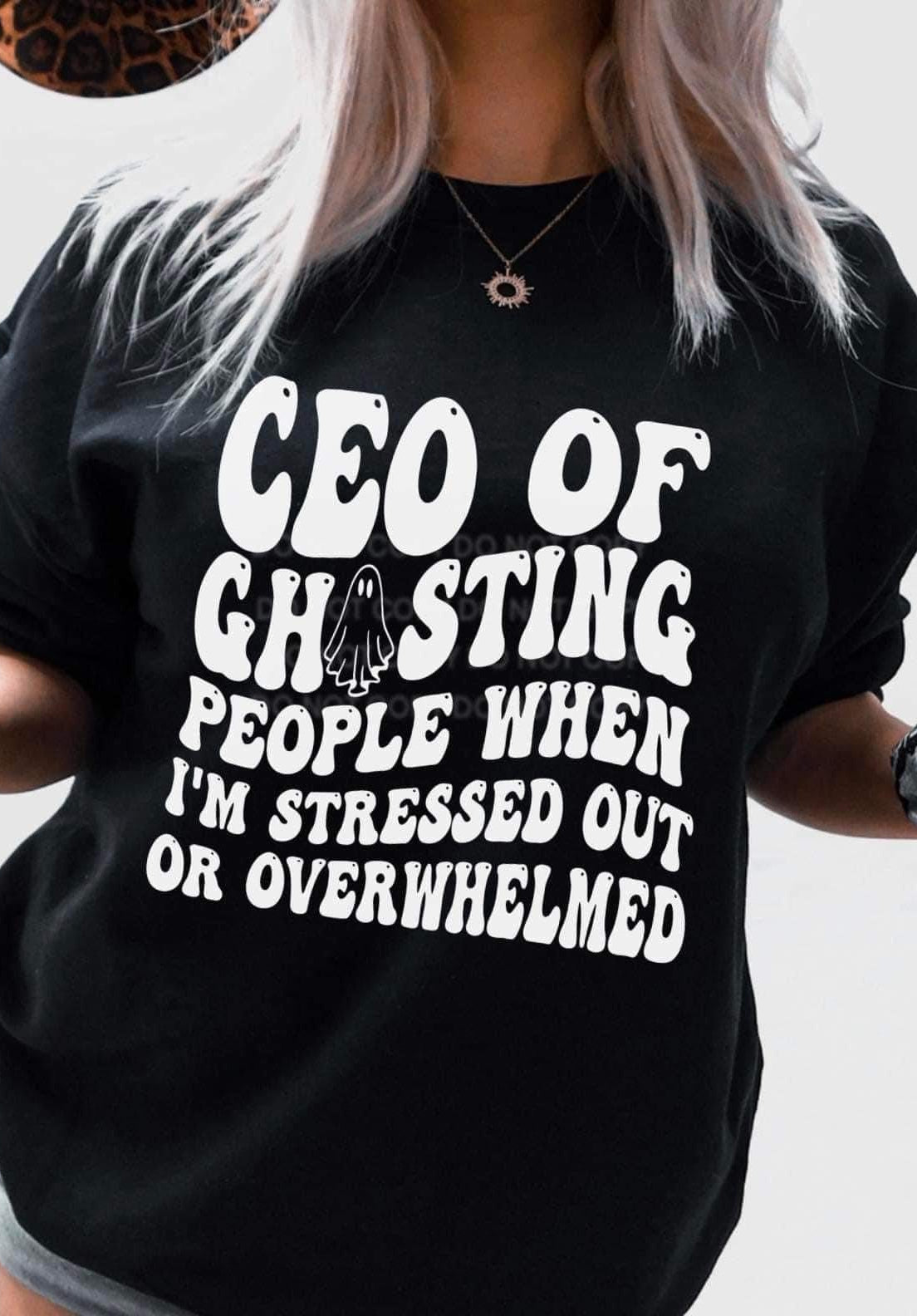 Ghosting Graphic T-Graphic T-Stay Foxy Boutique, Florissant, Missouri