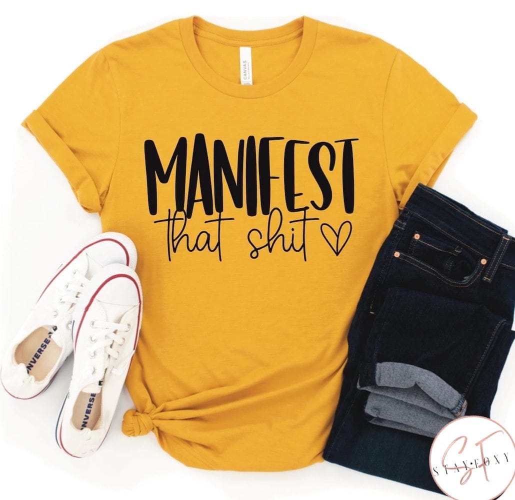 Manifest Graphic T #323-Graphic T-Stay Foxy Boutique, Florissant, Missouri