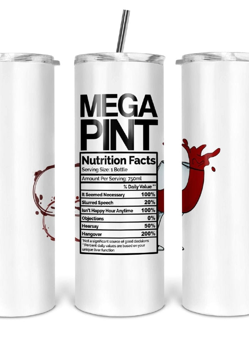 Nutritional Facts Tumbler-Stay Foxy Boutique, Florissant, Missouri