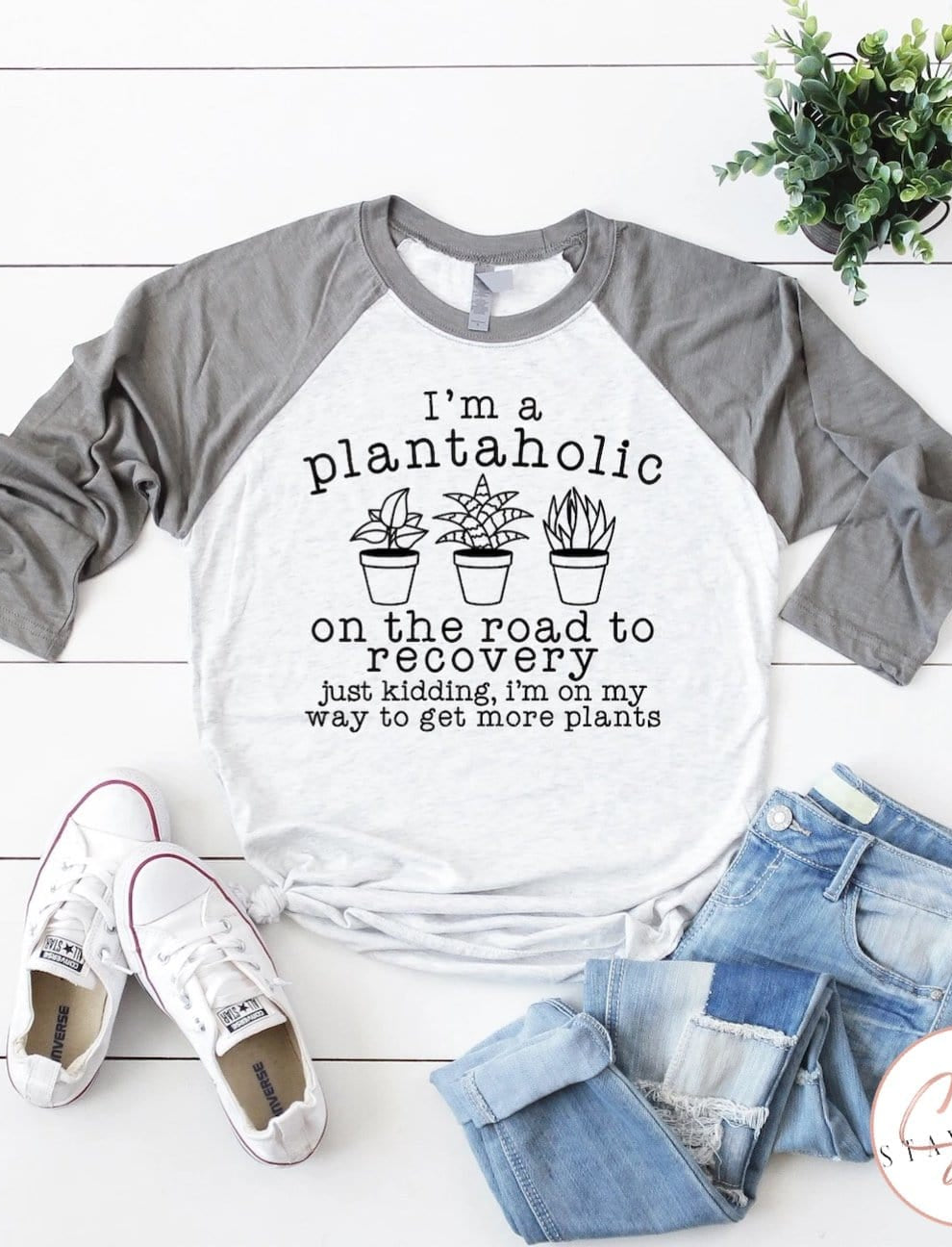 I'm A Plantaholic Graphic T #224-Graphic T-Stay Foxy Boutique, Florissant, Missouri