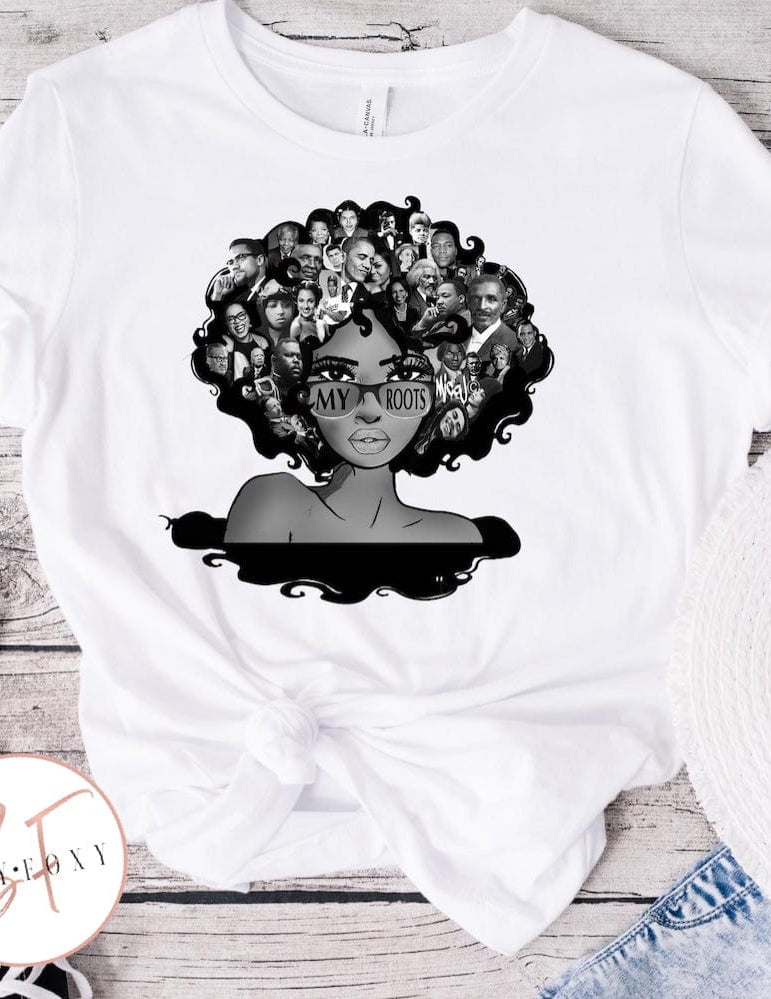 My Roots Graphic T-Graphic T-Stay Foxy Boutique, Florissant, Missouri
