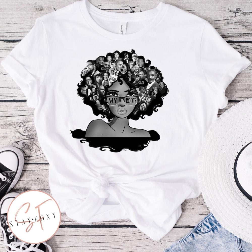 My Roots Graphic T-Graphic T-Stay Foxy Boutique, Florissant, Missouri