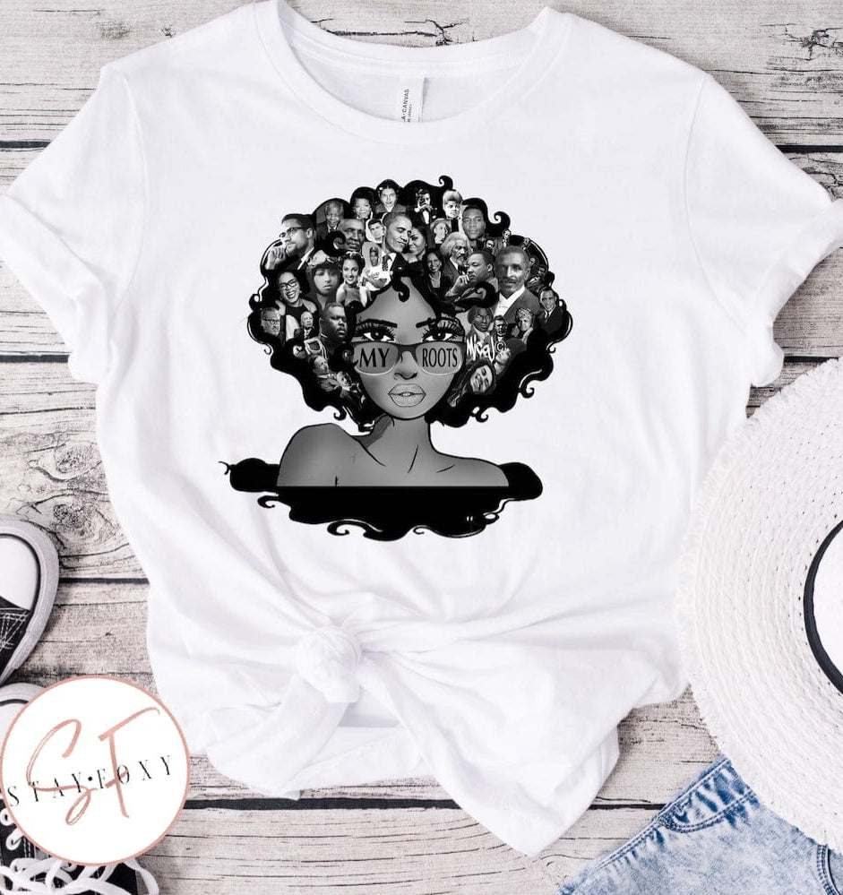 My Roots Graphic T-Graphic T-Stay Foxy Boutique, Florissant, Missouri