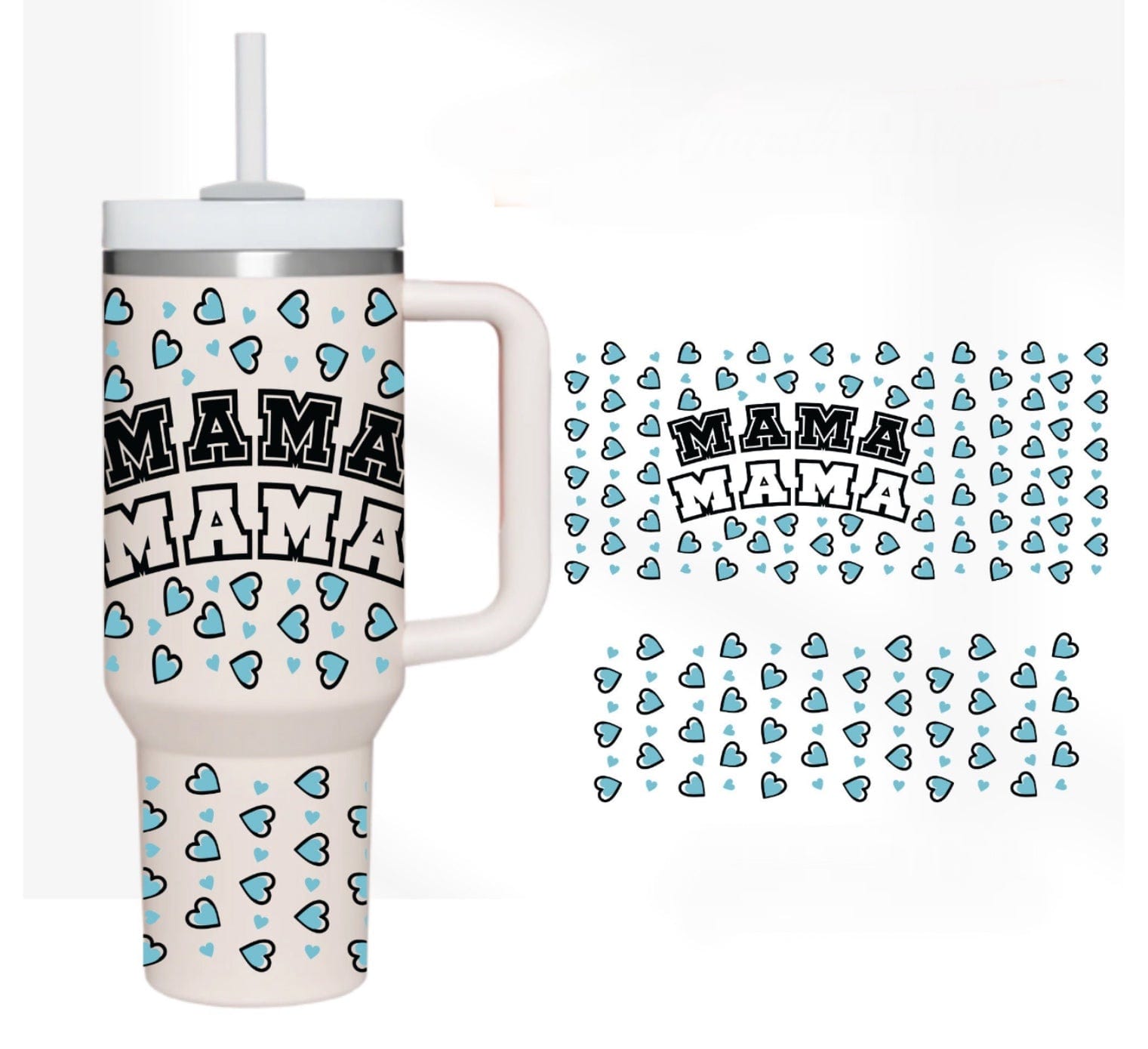 Mama mama 40 oz Tumbler-Stay Foxy Boutique, Florissant, Missouri