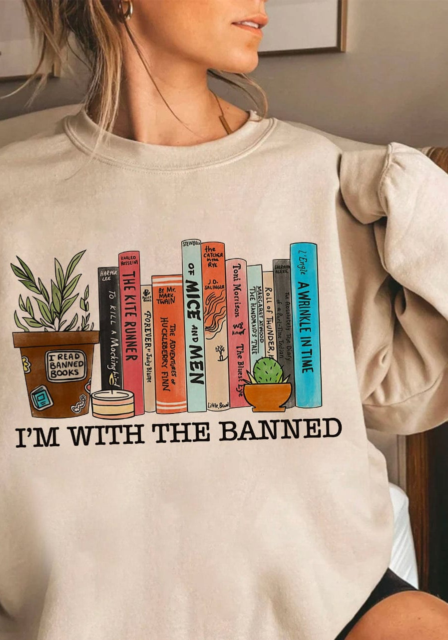 I’m With The Banned Graphic T-Graphic T-Stay Foxy Boutique, Florissant, Missouri