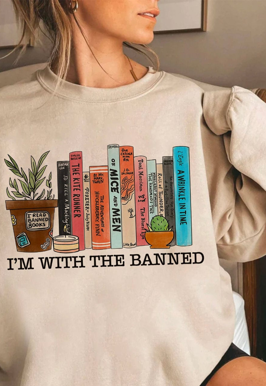 I’m With The Banned Graphic T-Graphic T-Stay Foxy Boutique, Florissant, Missouri