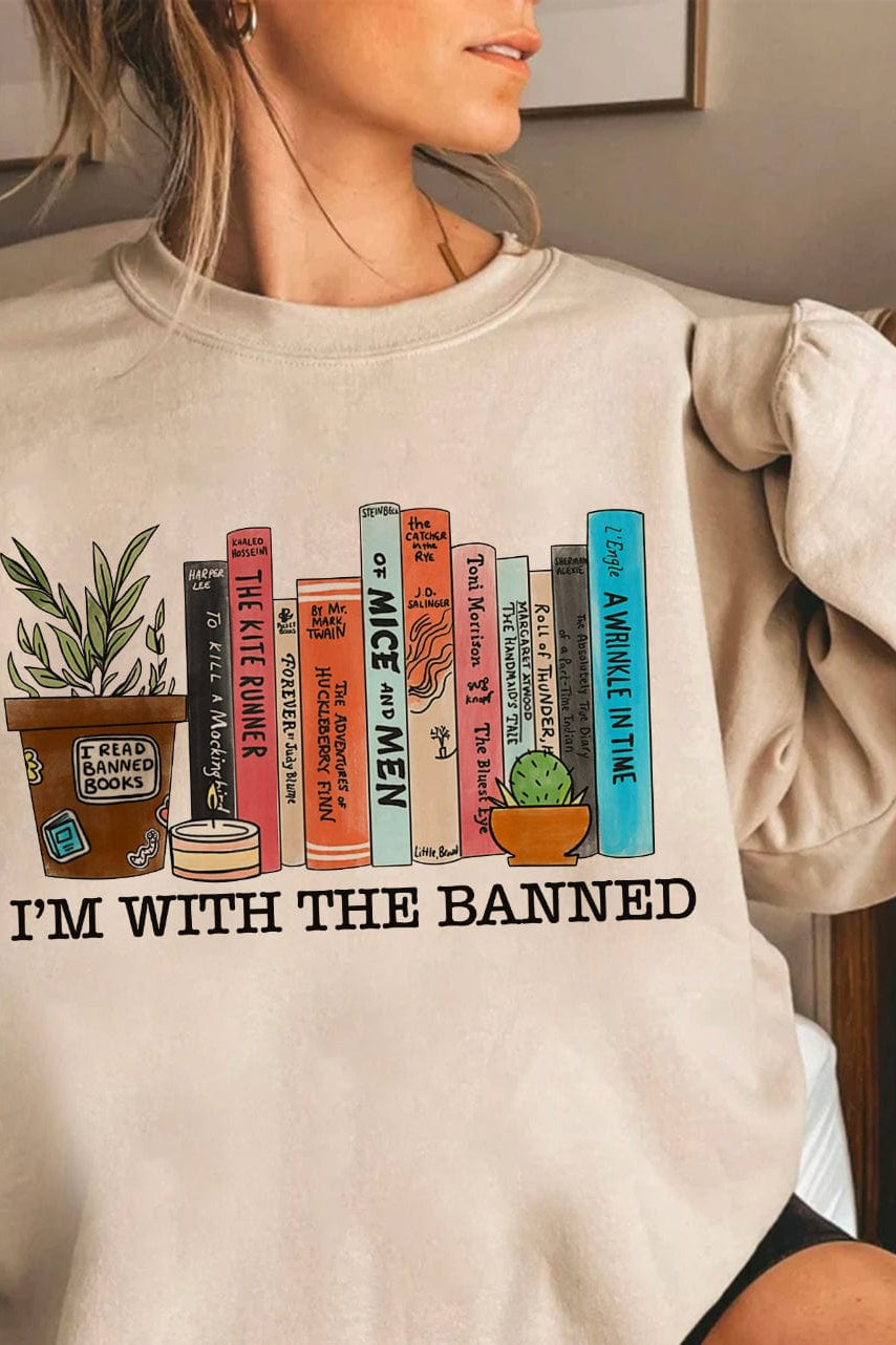 I’m With The Banned Graphic T-Graphic T-Stay Foxy Boutique, Florissant, Missouri