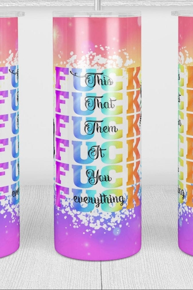 F**k This Tumbler-Drinkware-Stay Foxy Boutique, Florissant, Missouri