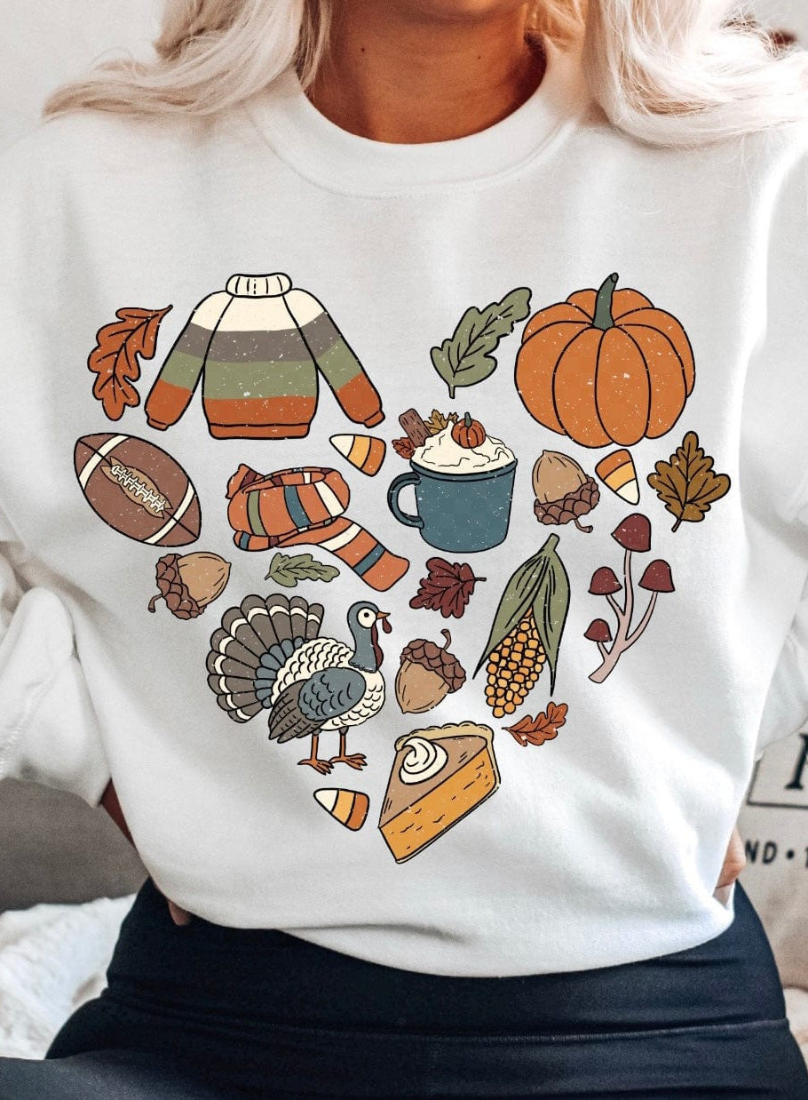 Fall Love Graphic T-Graphic T-Stay Foxy Boutique, Florissant, Missouri