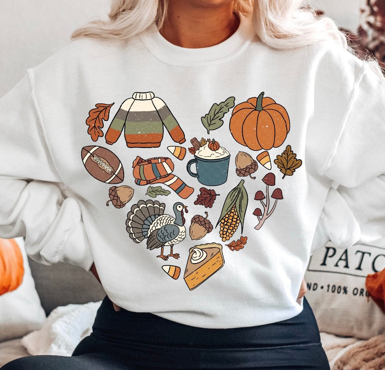Fall Love Graphic T-Graphic T-Stay Foxy Boutique, Florissant, Missouri
