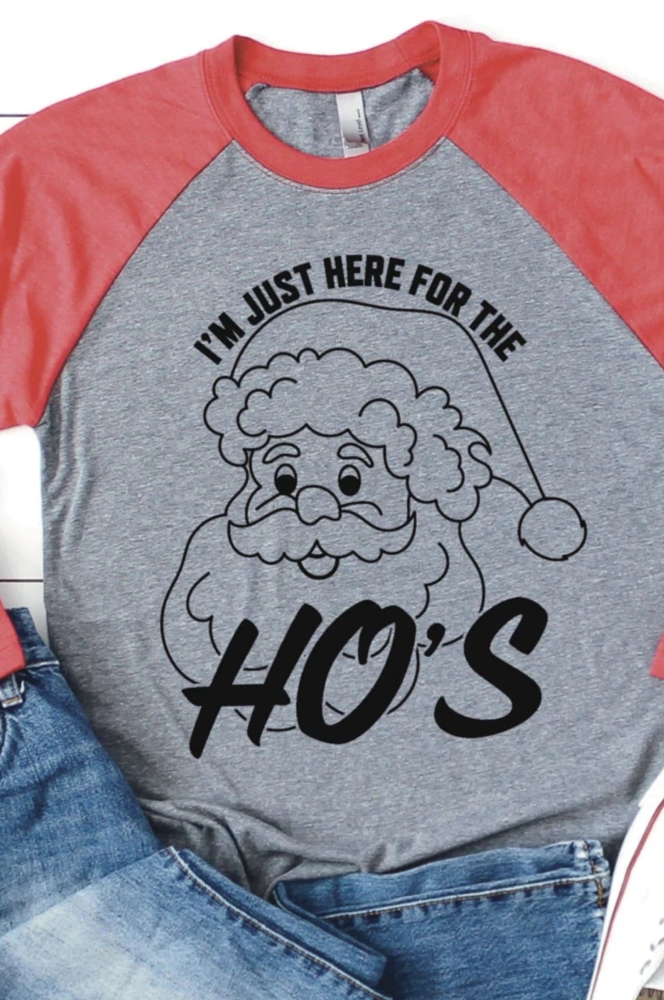 I’m Just Here For The Ho’s Graphic T #288-Graphic T-Stay Foxy Boutique, Florissant, Missouri