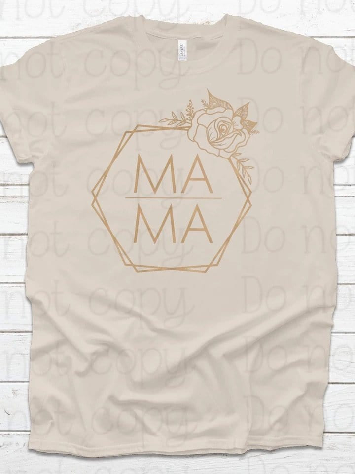 Mama Floral Graphic T #195-Graphic T-Stay Foxy Boutique, Florissant, Missouri