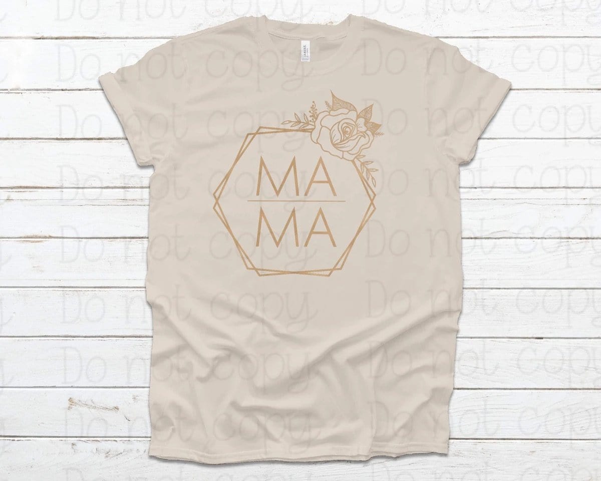 Mama Floral Graphic T #195-Graphic T-Stay Foxy Boutique, Florissant, Missouri