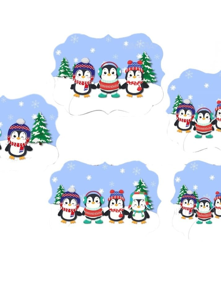 Penguin Family Ornament-Stay Foxy Boutique, Florissant, Missouri