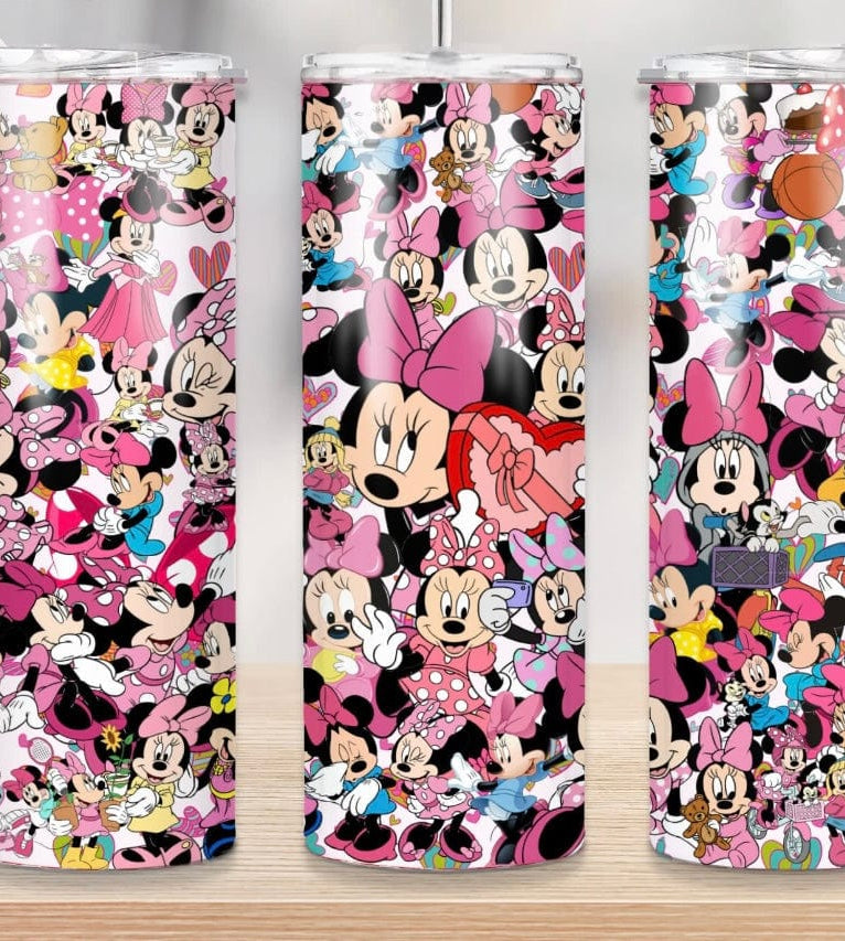 Minnie Collage Tumbler-Drinkware-Stay Foxy Boutique, Florissant, Missouri