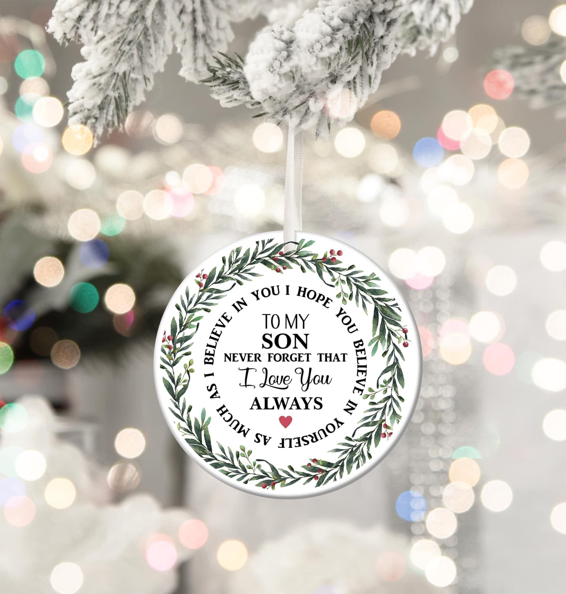To My Son Ornament-Stay Foxy Boutique, Florissant, Missouri
