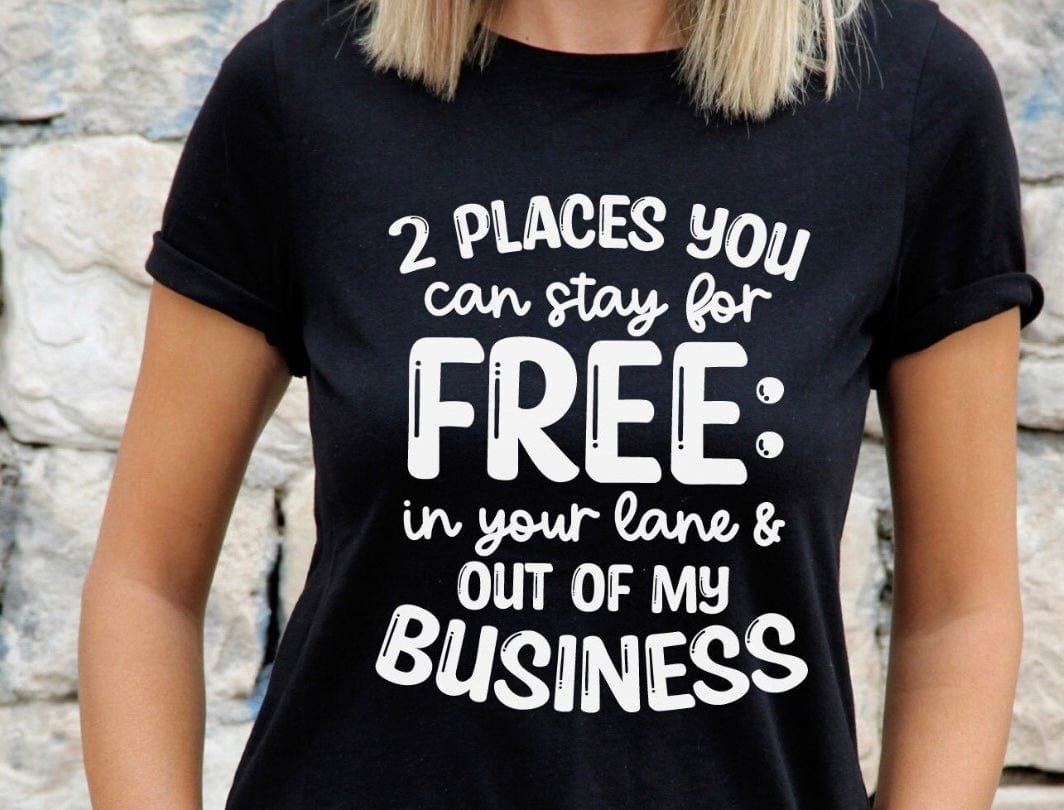 2 Places Graphic T-Graphic T-Stay Foxy Boutique, Florissant, Missouri