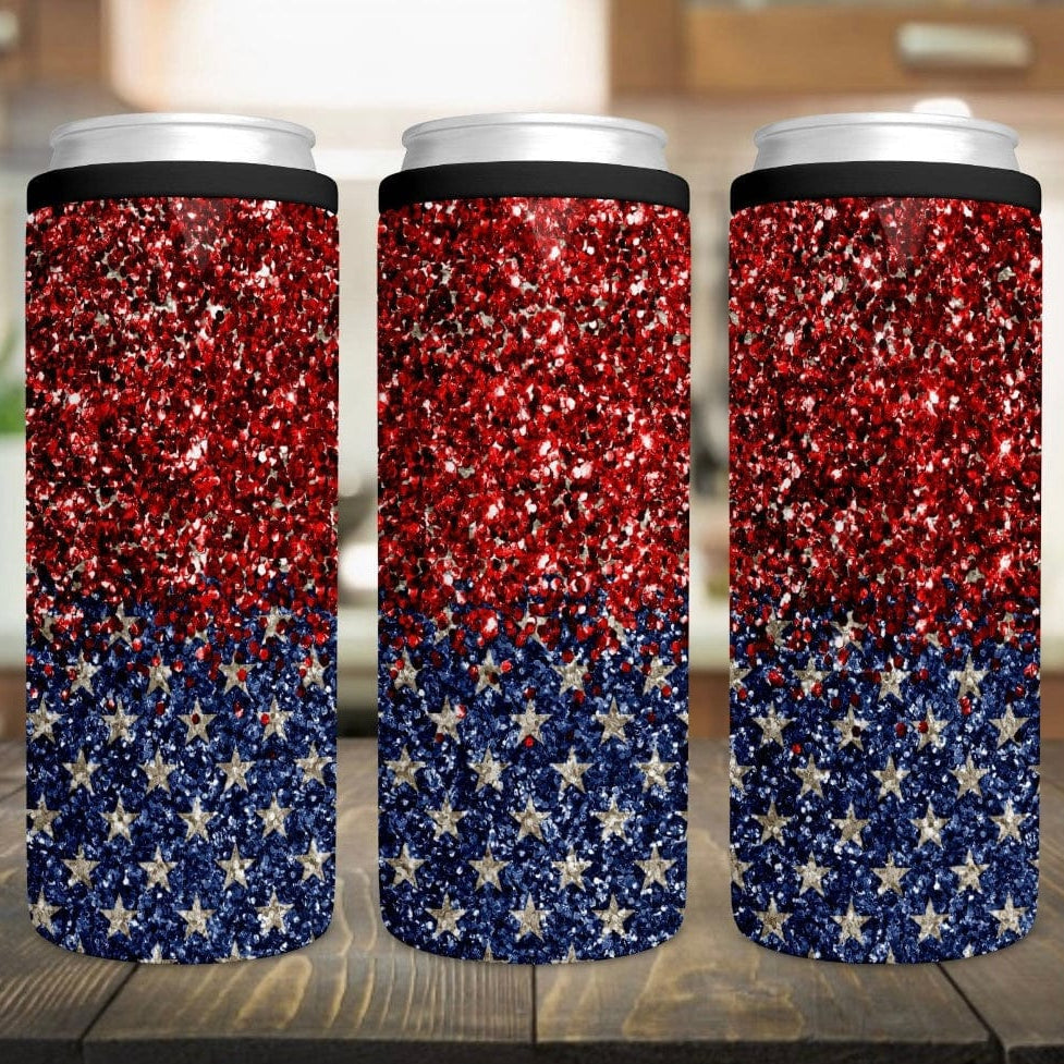 Dipping Into Stars CAN COOLER-Stay Foxy Boutique, Florissant, Missouri