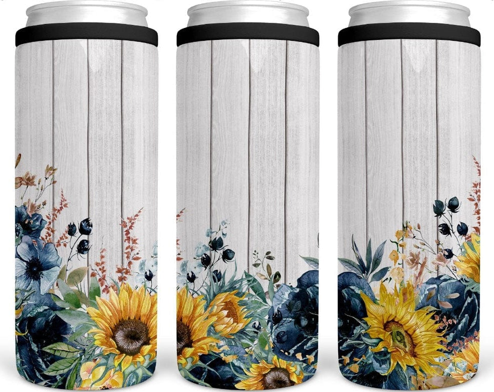 Sunflower Fence CAN COOLER-Stay Foxy Boutique, Florissant, Missouri